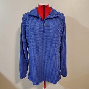 “Columbia” Periwinkle Blue ¼ Zip Pullover / Shirt – Size XL